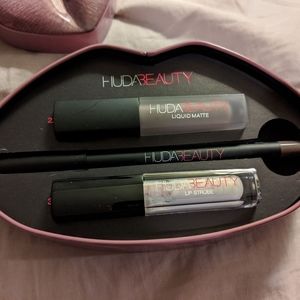 Huda Beauty Contour and Strobe Lip Set - Silverfox
